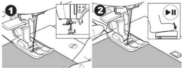 SINGER C440 - COSIENDO PUNTADA ZIG ZAG - 2