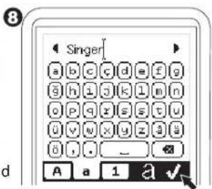 8 Singer a b c d e f g g h i j k l m n o p q r s s t u ü v w x y z ä ä ö i . - × A a 1 a √