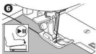 Technical diagram showing a mechanical assembly with labeled parts and an inset view of a device labeled 'II'.