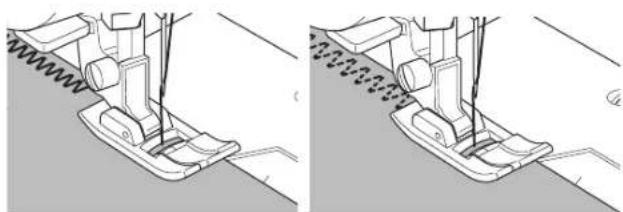 SINGER C440Q - Using the All-Purpose Foot/Satin Stitch Foot - 2