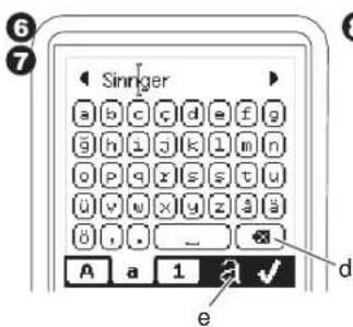 Sinniger a b c d e f g g h l j k l m n o p q r s f t u ü v w x y z ä g ü i , - A a 1 a ✓ e