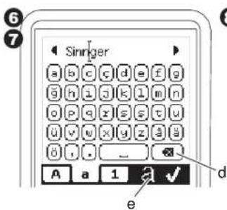 Sinniger a b c d e f g g h l j k l m n o p q r s f t u ü v w x y z ä g ü i , - A a 1 a ✓ e