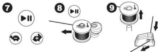 SINGER C440Q - Bobbin Winding - 3