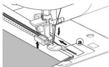 SINGER C440Q - To Stitch around the Zipper Tab: - 5