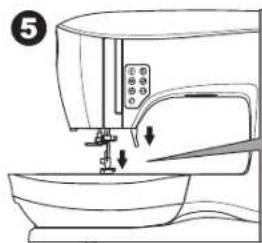 SINGER C440Q - Removing the Presser Foot Holder - 6