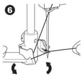 Technical diagram showing mechanical assembly with labeled components and directional arrows indicating motion or movement.