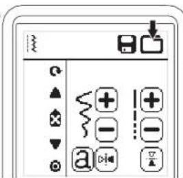 Screenshot of a software toolbar with icons and function labels, likely from an older application or design tool.
