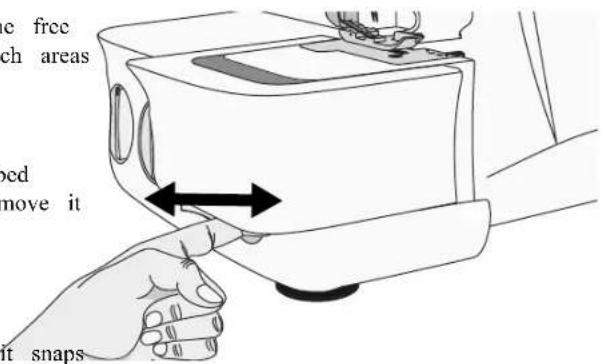 SINGER S14-77 - Replace the Flat Bed Extension - 1