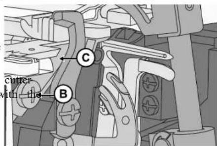 SINGER S14-77 - Replacing the Lower Cutter - 2