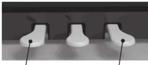 Dexibell VIVO H10MG - Affectation de l'étouffoir pour la section de piano gauche. - 1