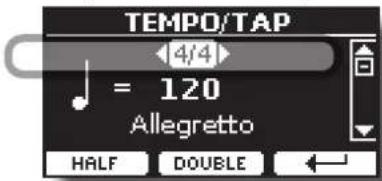 Dexibell VIVO H10MG - Réglage de la métrique du métronome - 1
