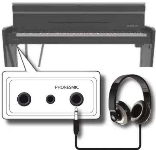 Dexibell VIVO H10MG - Écouter avec des écouteurs - 1