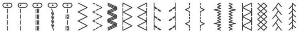 SINGER HD6620C - Decorative Stitches - 1