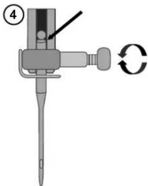 Diagram of a medical or laboratory device with labeled parts and directional arrows indicating rotation or cycle.