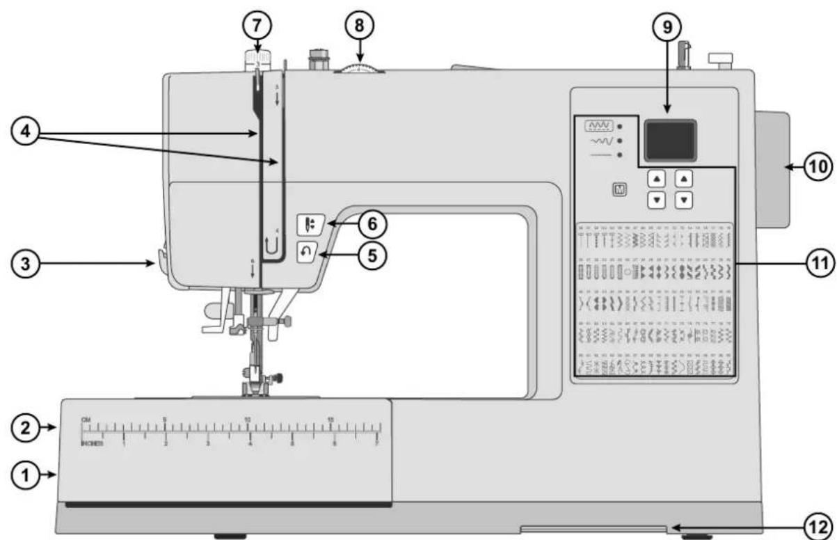 SINGER HD6620C - Vista general de la máquina - 1