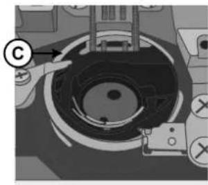 SINGER HD6620C - Cleaning under the Bobbin Area - 4