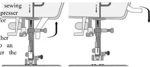 sewing presser or her o an er the
