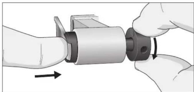 SINGER SE017 - Placer le cutter supérieur amovible en position de travail - 1