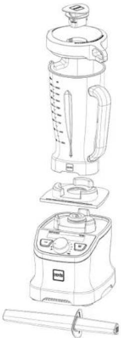 NOVIS ProBlender 880 - Dempen/centreerring - 1