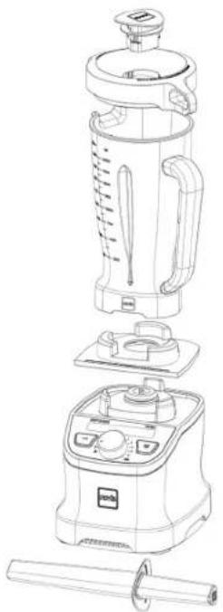 NOVIS ProBlender 880 - Copo medidor - 1