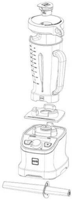 NOVIS ProBlender 880 - Osaluettelo - 1