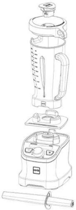 NOVIS ProBlender 880 - Parts List - 1