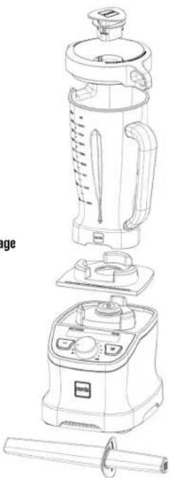 NOVIS ProBlender 880 - Gobelet gradué - 1