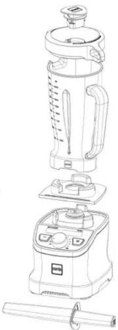 NOVIS ProBlender 880 - 1.9-litrska posoda - 1