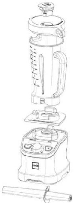 NOVIS ProBlender 880 - Bastirma/Ortalama Pedi - 1