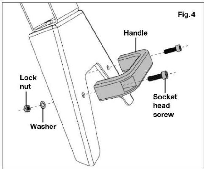 Lock nut Washer Handle Socket head screw Fig.4