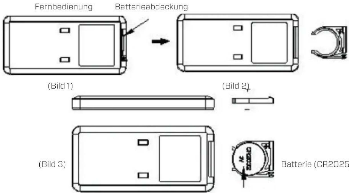 Clean Air Optima CA-607W Smart - Wechseln der Batterien in der Fernbedienung - 1
