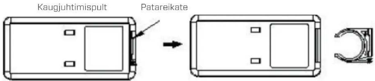 Clean Air Optima CA-607B Smart - Kaugjuhtimispuldi patareide vahetamine - 1