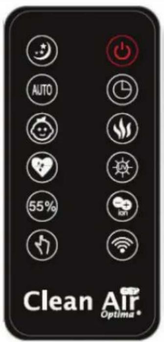 Clean Air Optima CA-607B Smart - Teie kaugjuhtimispuldi nupud - 1