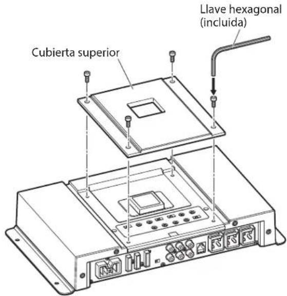 ALPINE HDA-M80 - DESMONTAJE DE LA CUBIERTA SUPERIOR - 1