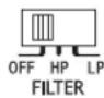 ALPINE HDA-M80 - ⑤ Commutateur sélecteur de mode de transfert (HDA-F60 uniquement) - 1
