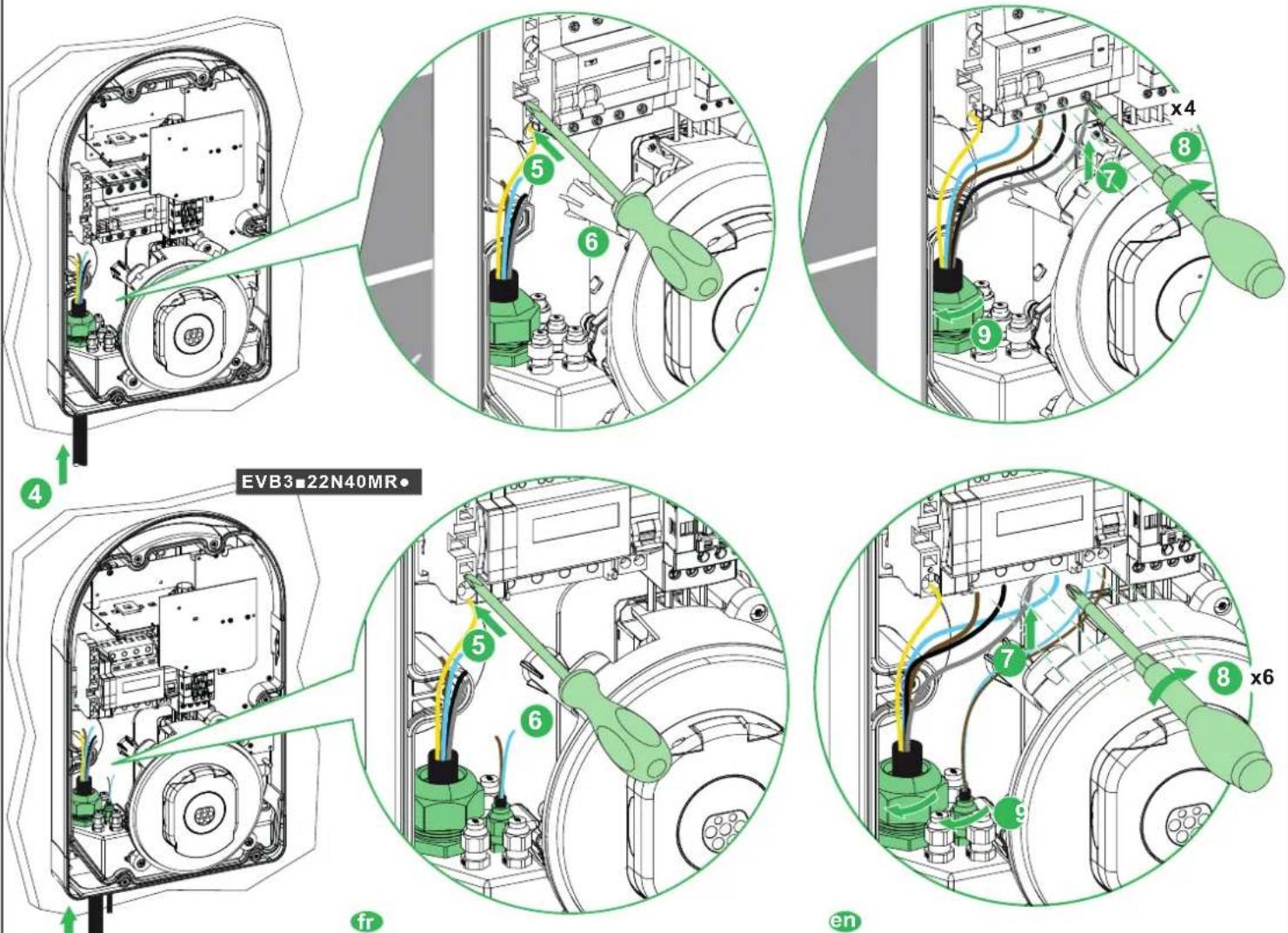 SCHNEIDER EVB3S11N4A - HAZARD OF ELECTROSTATIC DISCHARGE OR POWER SURGE - 1