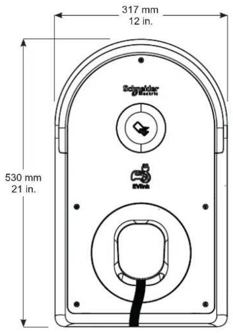 SCHNEIDER EVB3S11NCA - Dimensions et poids / Dimensions and weight - 4