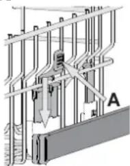 BAUKNECHT B7I HF60 TUSC CH - Regolazione in altezza del cestello superiore - 1