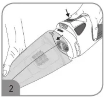 SEVERIN HV 7147 - Svuotamento del contenitore raccoglipolvere - 1