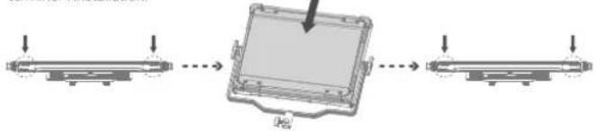 GODOX LDX100R - Installation du couvercle (le couvercle doit être acheté séparément) - 1