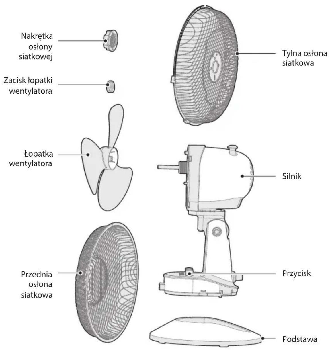 MIDEA FT23-21M - Nazwa części - 1