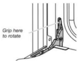 WHIRLPOOL WOED5030LZ - Enlever la/les porte(s) du four - 2
