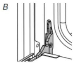 WHIRLPOOL WOES5030LZ - Réinstallation de la/des porte(s) du fèur - 5