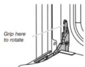 WHIRLPOOL WOES5027LB - Retire las puertas del horno - 2