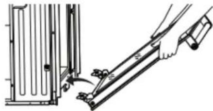 WHIRLPOOL WOED5027LW - Vuelva a colocar las puertas del horno - 2