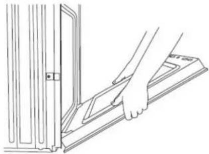 WHIRLPOOL WOED5027LW - Enlever la/les porte(s) du four - 4