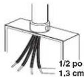 WHIRLPOOL WOED5027LW - Tableau des options de raccordement électrique - 1
