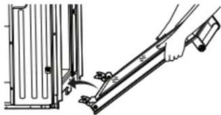 WHIRLPOOL WOEC5030LB - Réinstallation de la/des porte(s) du four - 3