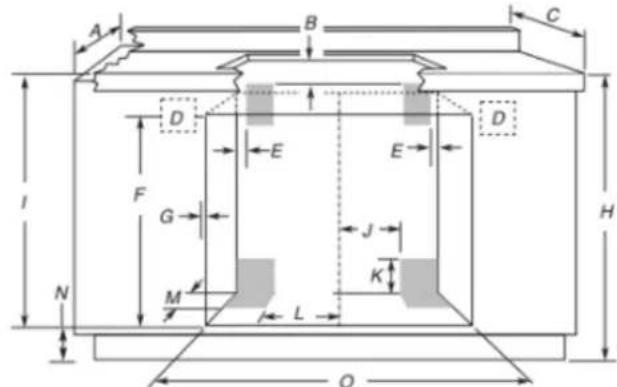 WHIRLPOOL WOED5030LW - Cutout Dimensions For Ovens Installed Under Cooktop - 3