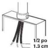 WHIRLPOOL WOED5030LW - Tableau des options de raccordement électrique - 2